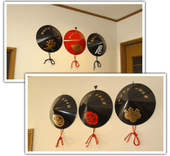 複数かけると和の雰囲気倍増！